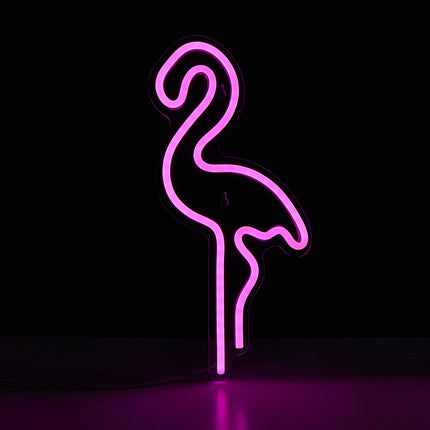 Wall Decor LED Neon Flamingo USB Bedroom Wall Signs - Wall Decor - Darhyn - Mad Fly Essentials