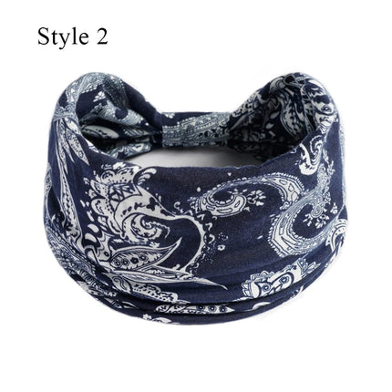 Hair Accessories Women Boho Turban Yoga Elastic Head Wrap Hairbands - Hair Accessories - Werueruyu - Mad Fly Essentials 