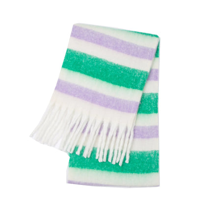 Scarf Women Thick Cashmere Rainbow Shawl - Scarf - Scarf - Pixiekiki - Mad Fly Essentials