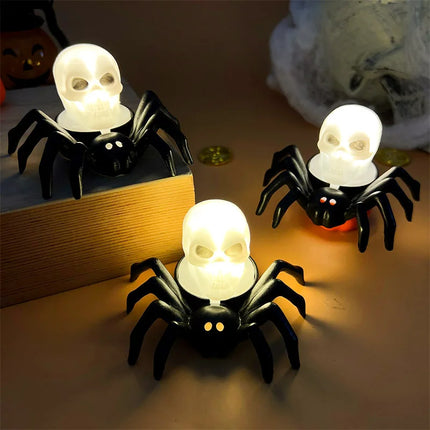 Halloween Decor LED Candle Light Spider Skull Props - Halloween Decor - Sky Fragrant - Mad Fly Essentials