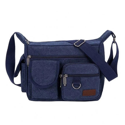 Crossbody Bag Heavy Duty Men Washable Retro Satchel Bag - Crossbody Bag - Staye - Mad Fly Essentials