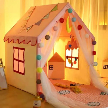 Kids Play Mat Children Teepee Pink Blue Playhouse - Kids Play Mat - Kid's Zone - Kids Zone - Mad Fly Essentials