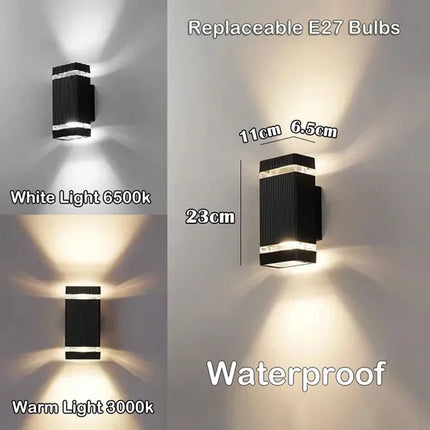 LED Wall Sconce Interior External Waterproof Sconce - LED Wall Sconce - Clode - Mad Fly Essentials
