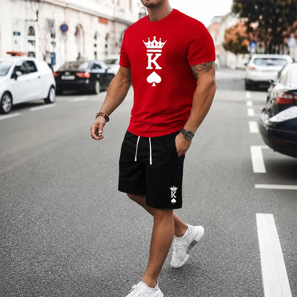 Tracksuit Men Fashion King Crown Spade Tracksuit Sets - Tracksuit - BKLD - Mad Fly Essentials