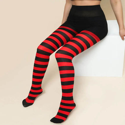 Women Gothic Striped Yoga Fitness Leggings - Mad Fly Essentials