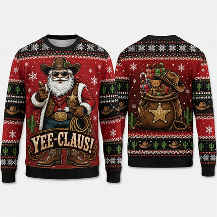 3D Hoodies Men Xmas Rocking Skull Christmas Viking Sweater - 3D Hoodies - Vikineey - Mad Fly Essentials