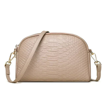Handbag Women Pink Embossed Crocodile Satchel Purse - Handbag - Miescher Kora - Mad Fly Essentials