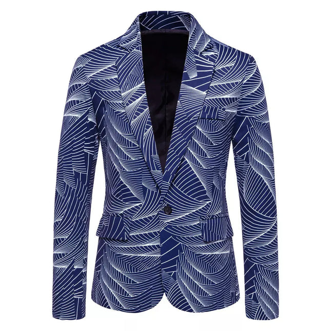 Men's 3D Fashion Business Casual Blazer
