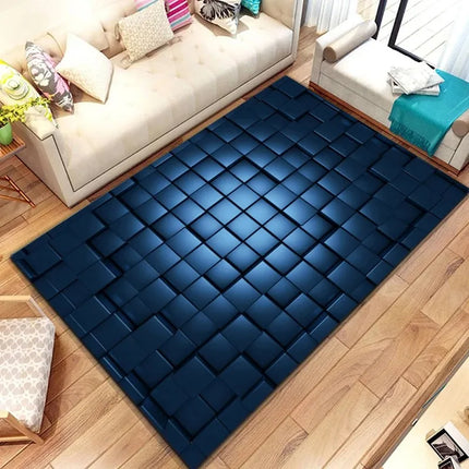 3D Doormat Geometric Block Living Room Earth Floor Mat - 3D Doormat - Afervor - Mad Fly Essentials
