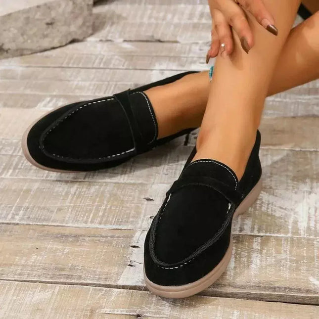 Women Tassel Suede Leather Casual Loafers