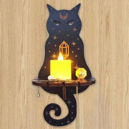 Home Essentials Crystal OWL Animal Wooden Shelf Decor - Home Essentials - Nordic Creations - Mad Fly Essentials