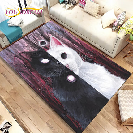 Home 3D Butterfly Girl Gothic Rug - Home & Garden Mad Fly Essentials