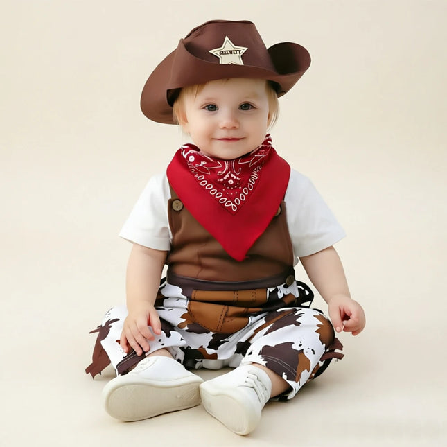 Costume Baby Boy Cowboy Infant Toddler Set - Costume - Uugoox - Mad Fly Essentials
