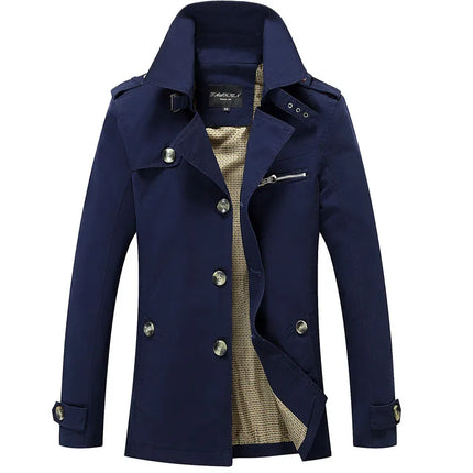 Outerwear Men Long Trench Style S-5XL Winter Parka - Outerwear - Tikalia - Mad Fly Essentials