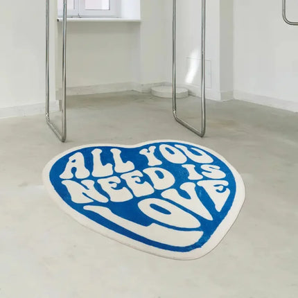 Area Rug LOVE Heart Creative Bedroom Rug - Area Rug - Retro Rugs - Mad Fly Essentials