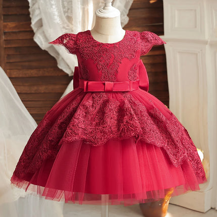Girl Vintage Rainbow Birthday Princess Dress - Kids Shop Mad Fly Essentials