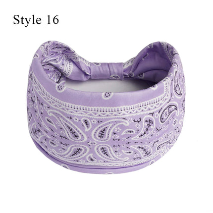 Hair Accessories Women Boho Turban Yoga Elastic Head Wrap Hairbands - Hair Accessories - Werueruyu - Mad Fly Essentials 