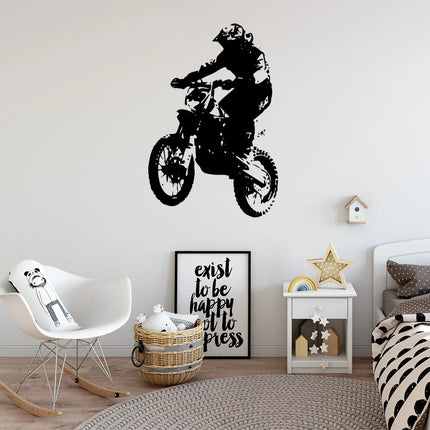 Kids Room Motorcycle 3D Wall Stickers