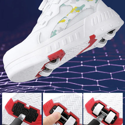 Baby Boys 4 WHEEL Skate Sneakers - Kids Shop Mad Fly Essentials