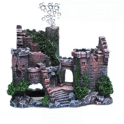 Fish Tank Decor Ancient City Ruins Landscape - Fish Tank Decor - Aquarius - Mad Fly Essentials