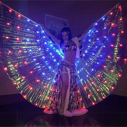Fairy Belly Dancing LED Wings DIY RGB Costume Wear