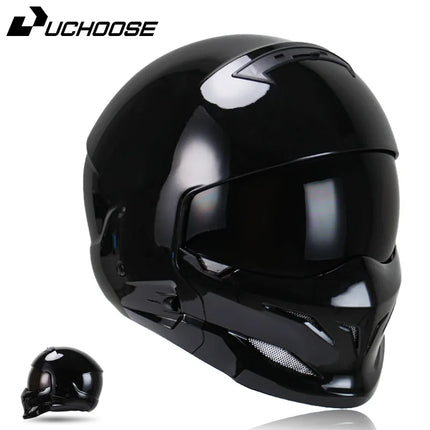 Motorcycle Helmet Half Predator Detachable Multi-purpose Helmet - Motorcycle Helmet - Kemimoto - Mad Fly Essentials