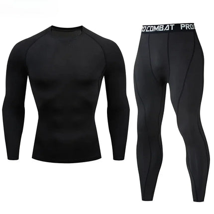 Tracksuit Men Compression Sportswear Yoga Sets - Tracksuit - Day South Valley - Mad Fly Essentials