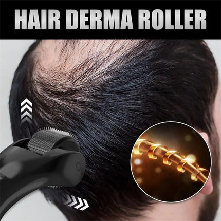 Derma Roller Hair Beard Growth Brush