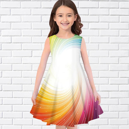 Baby Girls 3D Sleeveless Princess Dress