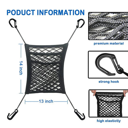 Auto Essentials Car Storage Net Bag Pet Divider - Auto Essentials - Auto Youth - Mad Fly Essentials