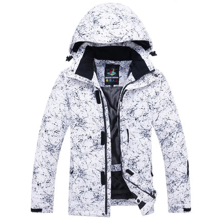 Jacket Women Pink Blue Marble Ski Outerwear - Jacket - Arctic Queen - Mad Fly Essentials