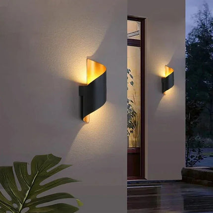 LED Wall sconce Modern Nordic Spiral Indoor Outdoor Lamp - LED Wall Sconce - Sternlicht - Mad Fly Essentials