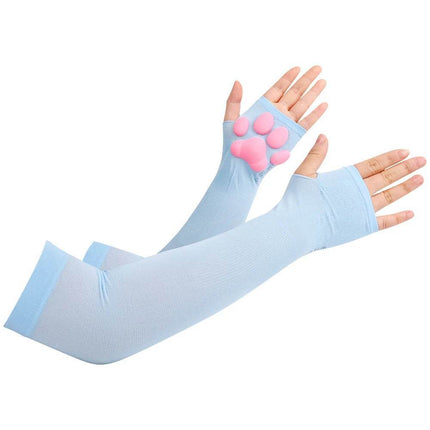 Women 3D Cat Paw Gloves High Socks - Mad Fly Essentials
