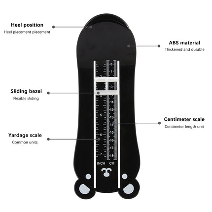 Baby Essentials 0-8YO Foot Size Shoe Protractor - Baby Essentials - Mad Fly Essentials