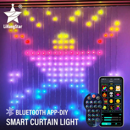 Smart DIY Party RGB-LED App-Controlled Garland Fairy Light
