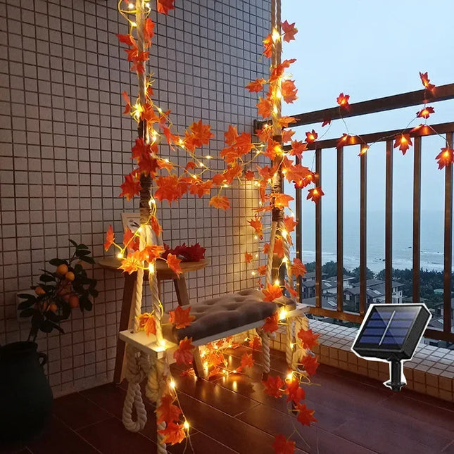 LED Fairy Light Solar Artificial Thanksgiving Decor - LED Fairy Light - ECLH - Mad fly Essentials