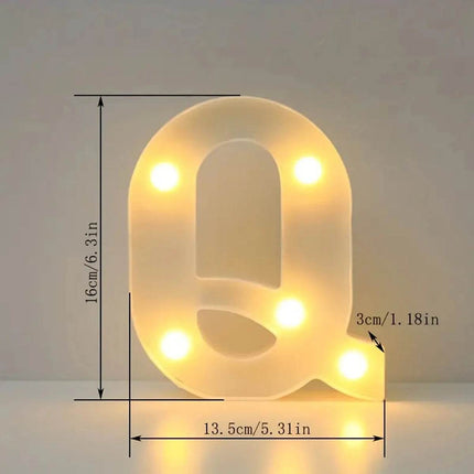 Wedding Decor Led Light Number Letters Sign - Mad Fly Essentials