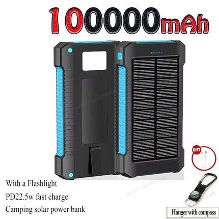 Home Essentials Portable Solar 20k mah Powerbank - Home Essentials - Tollcuudda - Mad Fly Essentials