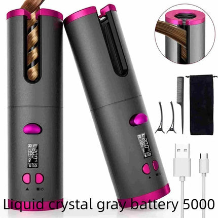 Hair Accessories Cordless USB Rechargeable Curling Iron - Hair Accessories - Chainer - Mad Fly Essentials