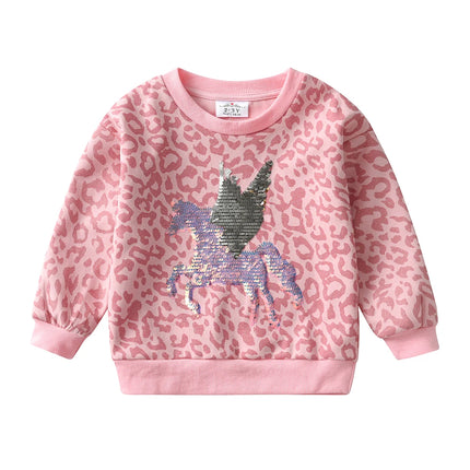 Clothing Set Baby Girls Cartoon Sequin Unicorn Outfit Set - Clothing Set - Vikita - Mad Fly Essentials