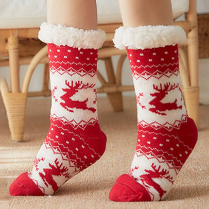 Women Trendy Cartoon Christmas Socks