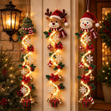 Christmas Decor LED Door Hangers - Christmas Decor - Zodolamp - Mad Fly Essentials