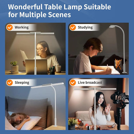 Desk Lamp 3 Color Stepless Dimming LED Desk Lamp - Desk Lamp - Jtoeb - Mad Fly Essentials