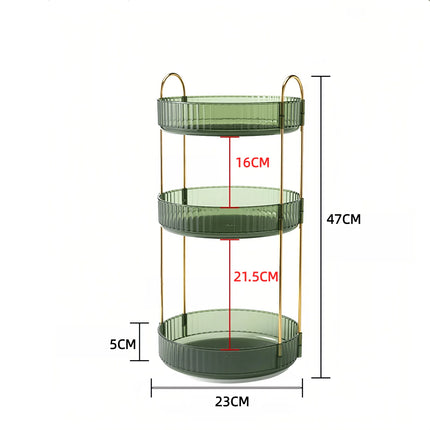 Bathroom Decor Rotary Shower Storage Tray Set - Bathroom Decor - Rayan - Mad Fly Essentials