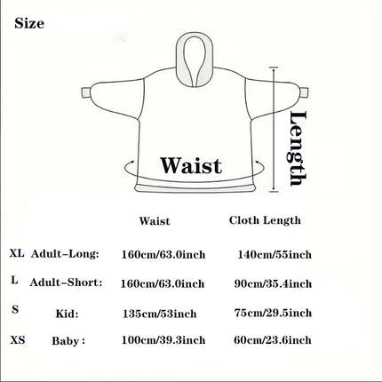 Hoodies Women Family Matching XL Lion Plush Blanket Hoodies - Animal Game - Mad Fly Essentials