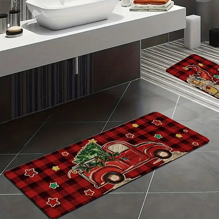 Home Kitchen Christmas Gnome Floor Mat - Home & Garden Mad Fly Essentials