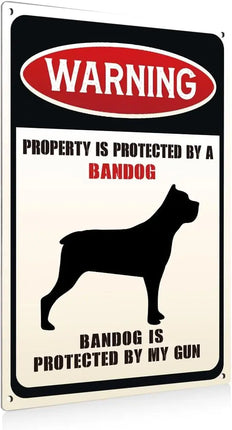 Sign Decor Dog Warning Animal Novelty Signs - Sign Decor - Pockels - Mad Fly Essentials