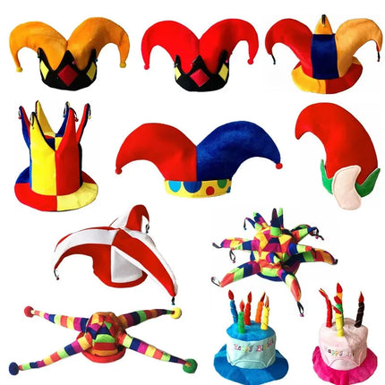 Hat Funny Elf Clown Birthday Cosplay Party Hats - Hat - Orchid - Mad Fly Essentials