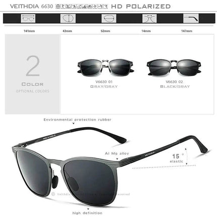 Men Vintage Retro Polarized Pilot Sunglasses - Mad Fly Essentials