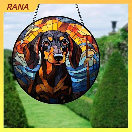 RANA Colored Glass Hanging Sun Catcher Window Decor - Mad Fly Essentials